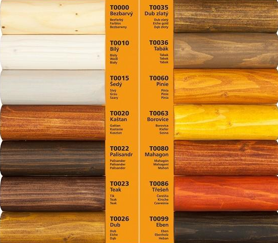 ORIENTAČNÍ VZORNÍK BAREV